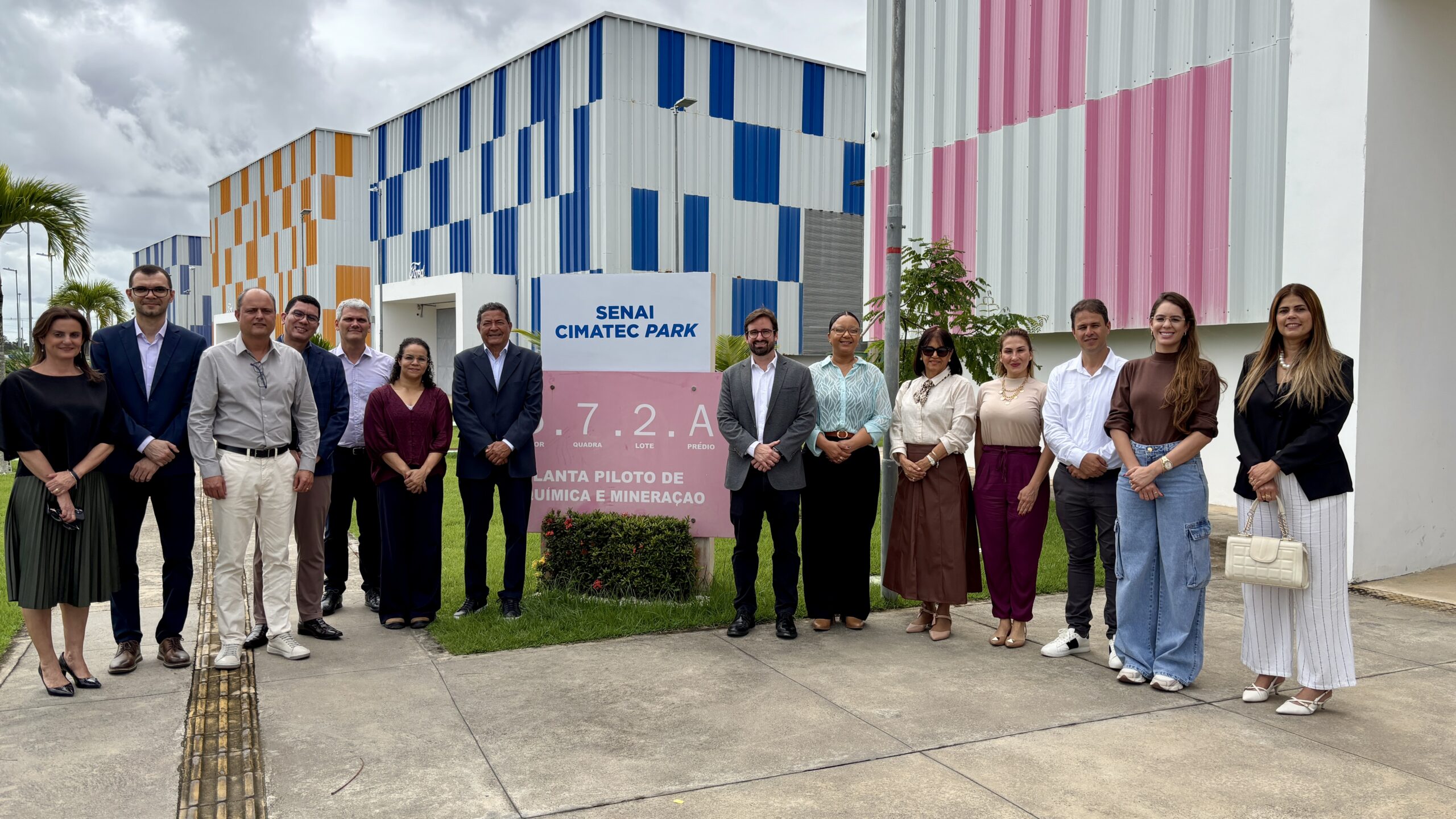 SINDIMIBA realiza visita institucional ao Instituto SENAI CIMATEC Park